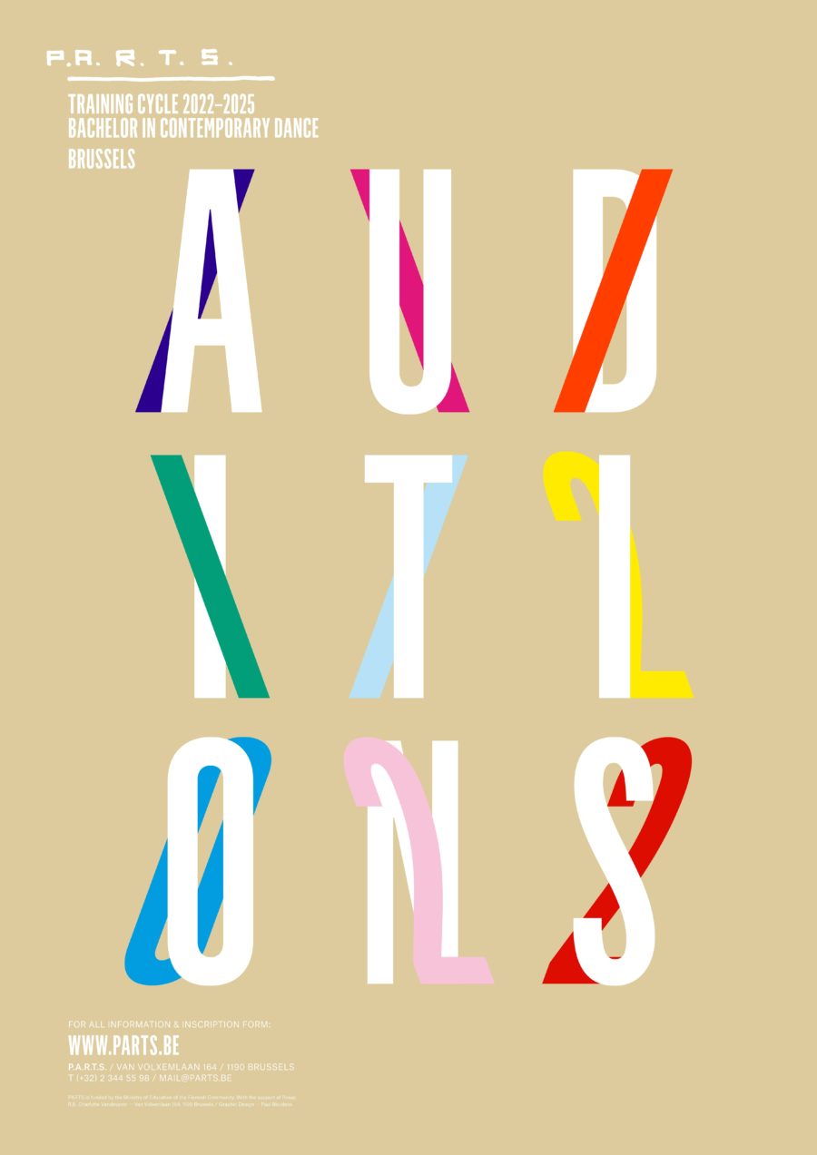 PARTS Auditions 2021 Poster